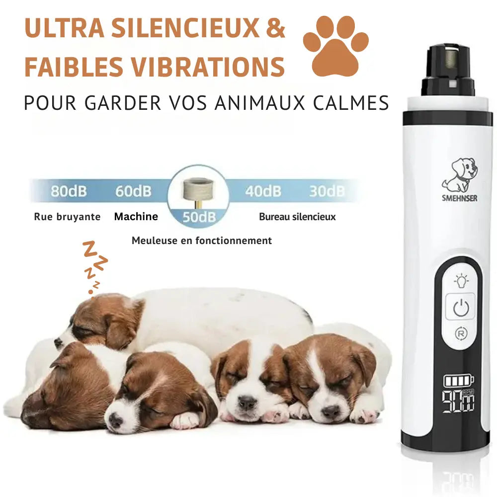 Coupe-Ongles Électrique Pour Chien Sans Douleur